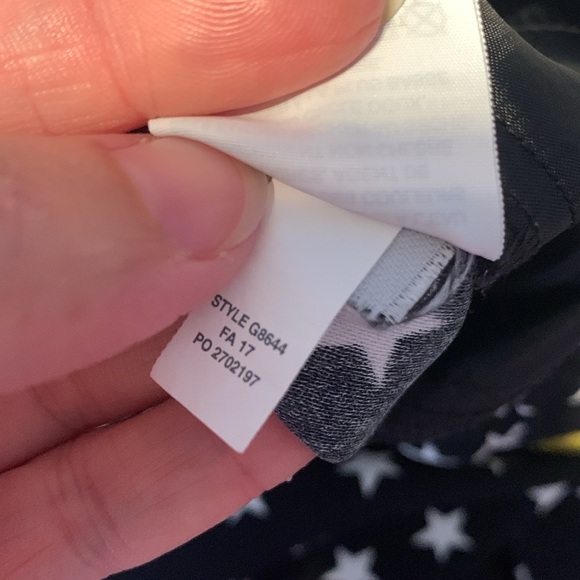 J. Crew tie waist Black and White Star Pattern cropped Pants size 8 - Picture 7 of 10